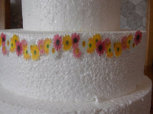 Load image into Gallery viewer, 8 Precut Edible Wafer Paper Flower Garland cake and cupcake toppers (3)

