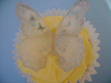 Load image into Gallery viewer, 12 PRECUT Vintage Style Edible wafer/rice paper Butterflies cake/cupcake toppers
