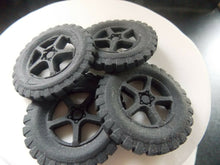 Load image into Gallery viewer, 6 Edible fondant Bike/Motorbike/Car Wheels cake and cupcake toppers
