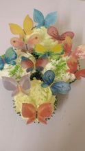 Load image into Gallery viewer, 16 PRECUT Watercolour Edible wafer/rice paper Butterflies cake/cupcake toppers
