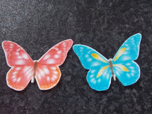 Load image into Gallery viewer, 12 PRECUT Edible Butterflies cake/cupcake toppers
