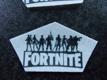 Load image into Gallery viewer, 12 PRECUT Edible Fortnite wafer/rice paper cake/cupcake toppers
