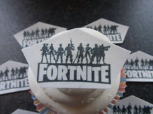Load image into Gallery viewer, 12 PRECUT Edible Fortnite wafer/rice paper cake/cupcake toppers
