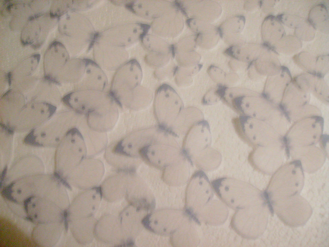 45 PRECUT Lilac Edible wafer/rice paper Butterflies cake/cupcake toppers