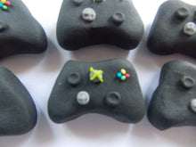 Load image into Gallery viewer, 6 Edible Xbox Controllers fondant cake/cupcake toppers
