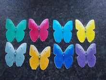 Load image into Gallery viewer, 30 Precut Edible Mixed small Butterflies wafer paper cake/cupcake toppers
