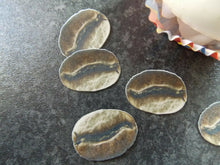 Load image into Gallery viewer, 24 PRECUT Edible Coffee Beans wafer/rice paper cake/cupcake toppers
