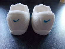 Load image into Gallery viewer, 1 Pair Edible Trainers/Sneaker/shoes/nike fondant cake/cupcake toppers
