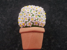 Load image into Gallery viewer, 1 Edible Topiary Bush fondant cake/cupcake toppers
