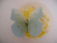 Load image into Gallery viewer, 24 Precut Edible butterflies in various colours for cakes/cupcakes

