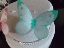 Load image into Gallery viewer, 12 Precut Large Edible Butterflies for cakes/cupcakes
