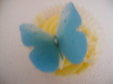 Load image into Gallery viewer, 24 Precut Edible butterflies in various colours for cakes/cupcakes
