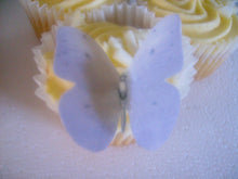 Load image into Gallery viewer, 24 Precut Edible butterflies in various colours for cakes/cupcakes
